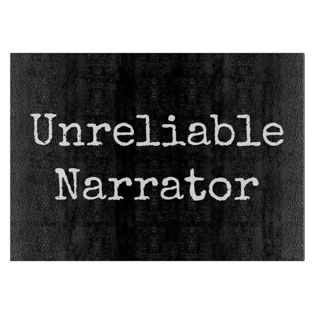Planche À Découper Écrivain - Narrateur non fiable I (Devant)