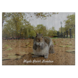 Planche À Découper Écureuil gris Hyde Park Londres.