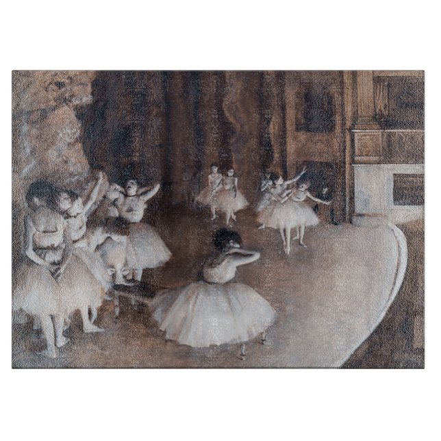 Planche À Découper Edgar Degas - Répétition de ballet sur scène (Devant)