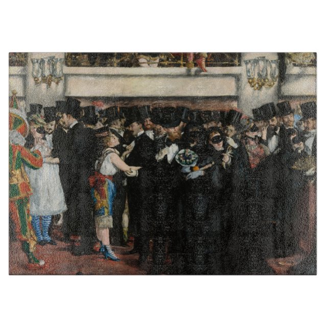 Planche À Découper Edouard Manet - Bal masqué à l'Opéra (Devant)