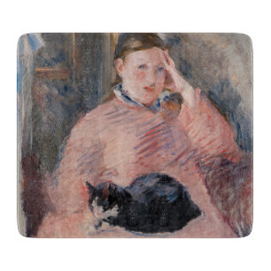 Planche À Découper Edouard Manet - Femme avec chat