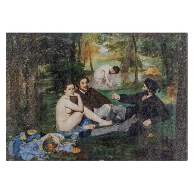 Planche À Découper Edouard Manet - Le déjeuner sur l'herbe (Devant)