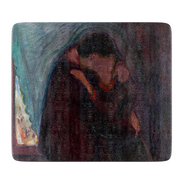 Planche À Découper Edvard Munch - Le baiser (Devant)