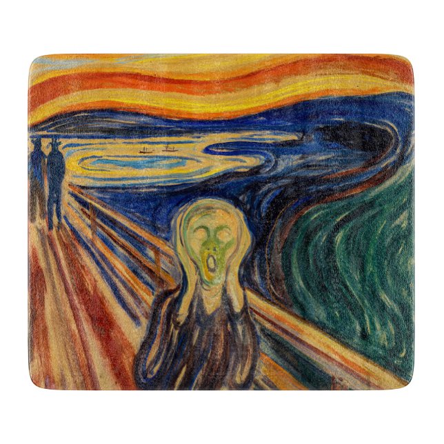 Planche À Découper Edvard Munch - Le cri 1910 (Devant)
