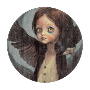 Planche À Découper Edwin gothique oiseau noir corbeau grunge