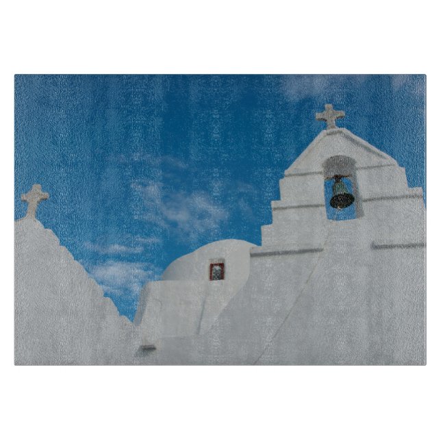 Planche À Découper Église typique blanchie à la chaux (Devant)