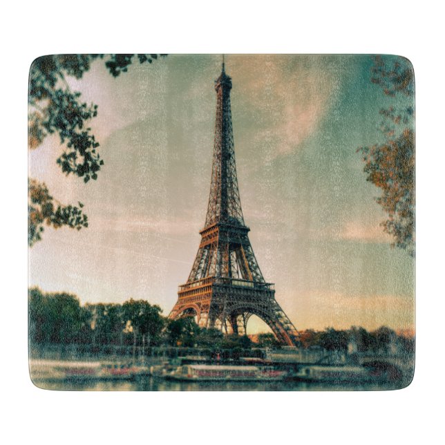 Planche À Découper Eiffel tour lancer oreiller (Devant)