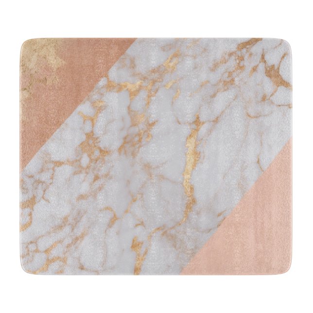Planche À Découper Elégance en marbre de Peachy (Devant)