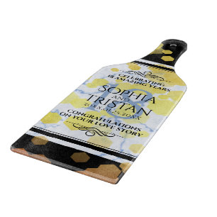 Planche À Découper Élégant 18ème anniversaire de Mariage de porcelain