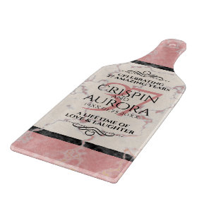 Planche À Découper Élégant 37e anniversaire du Mariage Alabaster