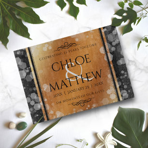 Planche À Découper Élégant 7e 22e 49e anniversaire de Mariage de cuiv