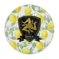 Élégant conseil de coupe de Trinacria sicilienne