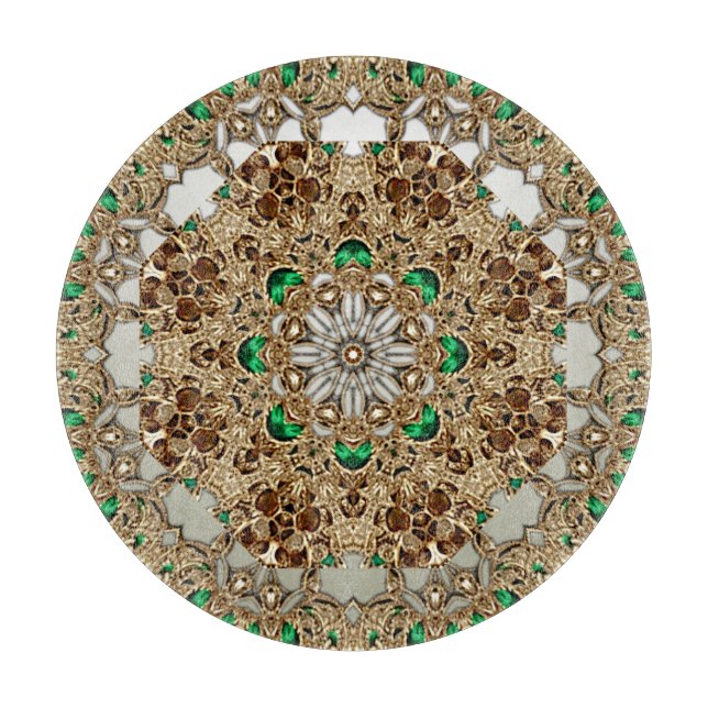 Planche À Découper Elegant Gold Ornate Cutting Board (Devant)