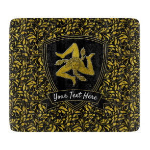 Planche À Découper Élégant Sicilien Trinacria Votre Tableau De Déc