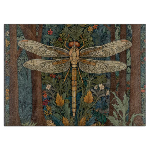Planche À Découper Elégant vintage dragonfly art boho chic botanique