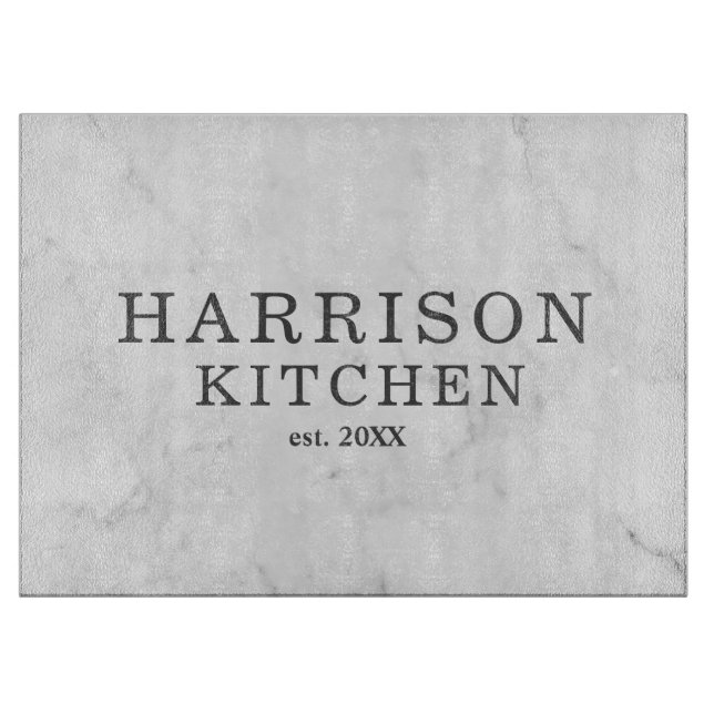 Planche À Découper Élégante cuisine Mariage en marbre Cuisine personn (Devant)