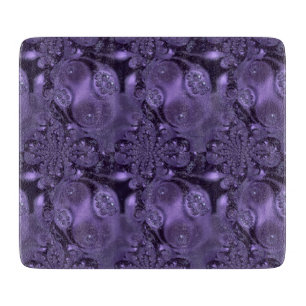 Planche À Découper Élégante étincelle Royale Purple Liquide