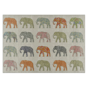 Planche À Découper Élément Coloré Motif Animal Contemporain