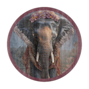 Planche À Découper Eléphant botanique