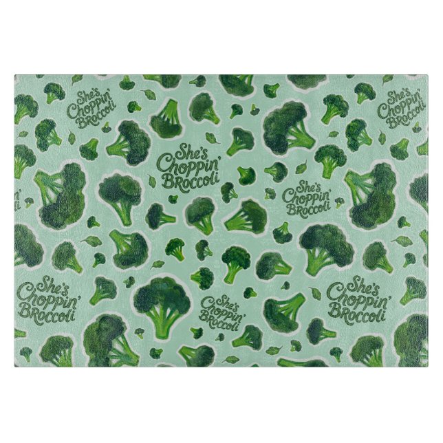 Planche À Découper Elle coupe du brocoli Humour Génération X Nouveaut (Devant)