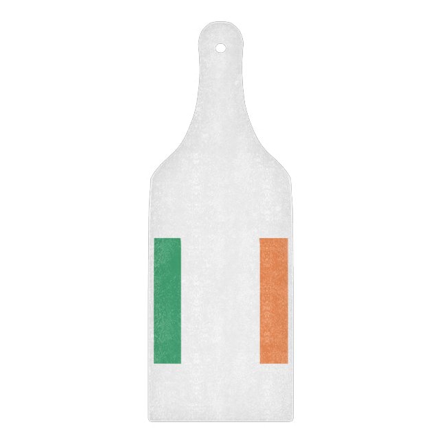 Planche À Découper Emblème drapeau irlandais (Devant)