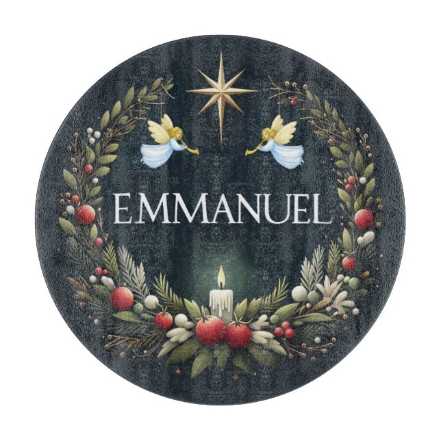 Planche À Découper Emmanuel Christmas angels (Devant)