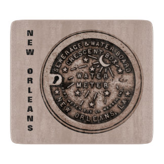 Planche À Découper Emplacement du compteur d'eau de la Nouvelle-Orléa