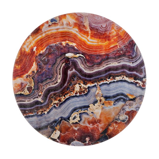 Planche à découper en agate polie (Devant)