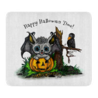 En attente d'Halloween, Bat mignonne et Corbeau