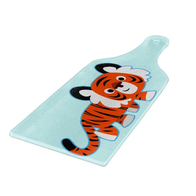 Planche à découper en forme de tigre de dessin ani (Coin)