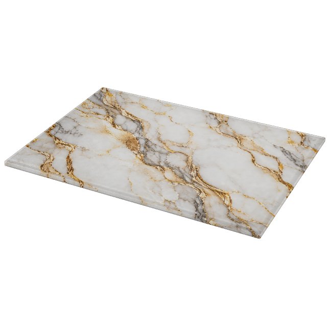 Planche à découper en marbre Merbel blanc de luxe (Coin)