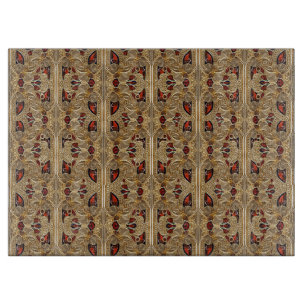 Planche à découper en pierre rouge