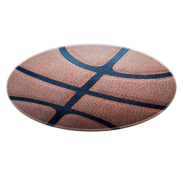 Planche à découper en verre Basketball (Coin)