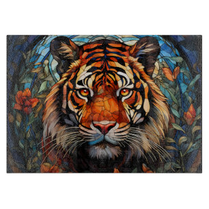 Planche à découper en verre Beautiful Tiger