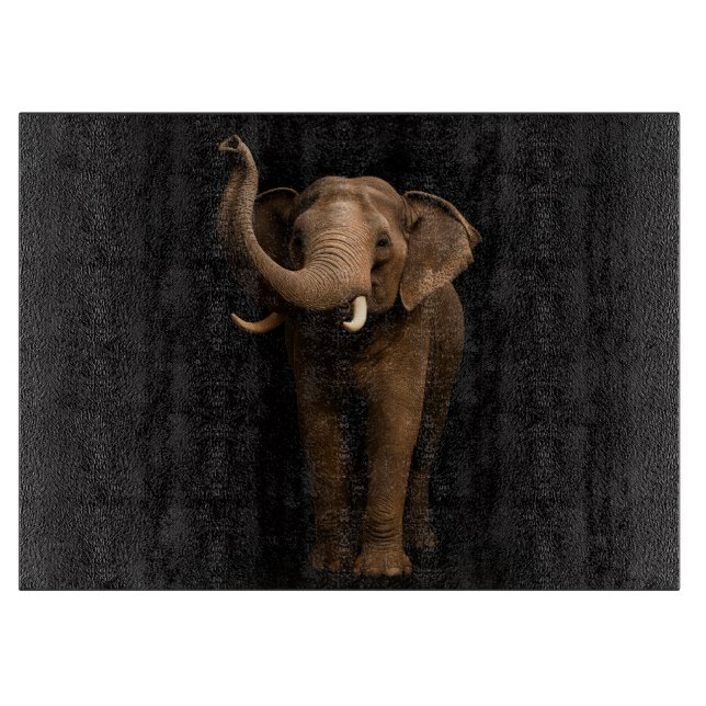 Planche à découper en verre Black 4 Luxe Mighty El (Devant)