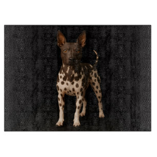 Planche à découper en verre Black 4 Luxe Terrier s