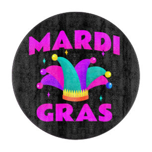 Planche à découper en verre Chapeau de Fou de Mard