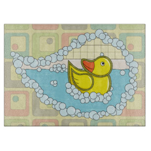 Planche à découper en verre Chaucer le canard en c