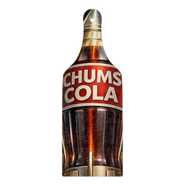 Planche à découper en verre Chums cola/accessoire  (Devant)