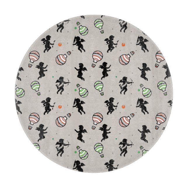 Planche à découper en verre cupide (Devant)