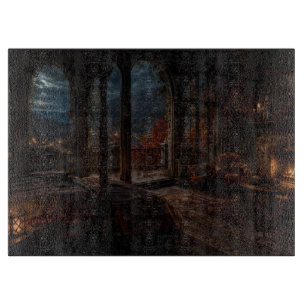 Planche à découper en verre de la chambre à couche
