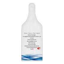 Planche à découper en verre de recette