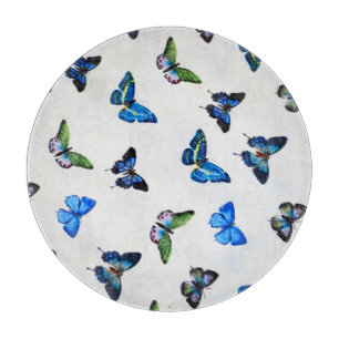 Planche à découper en verre décoratif