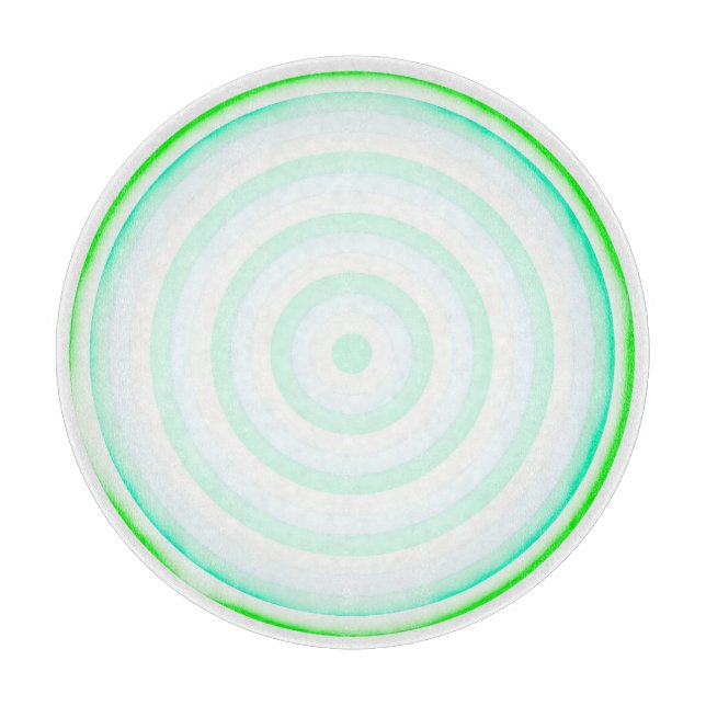 Planche à découper en verre décoratif avec design  (Devant)