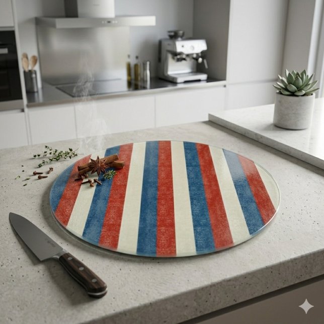 Planche à découper en verre décorative Americana S (Créateur téléchargé)