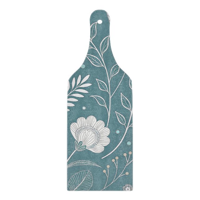 Planche à découper en verre décorative en forme de (Devant)