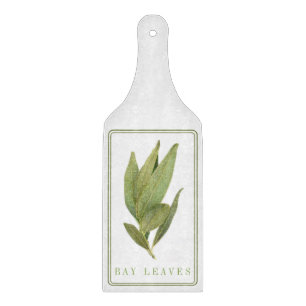 PLANCHE À DÉCOUPER EN VERRE FEUILLES DE LAURIER FR