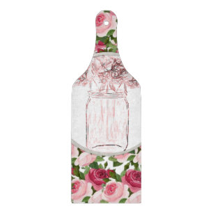 Planche à découper en verre Floral