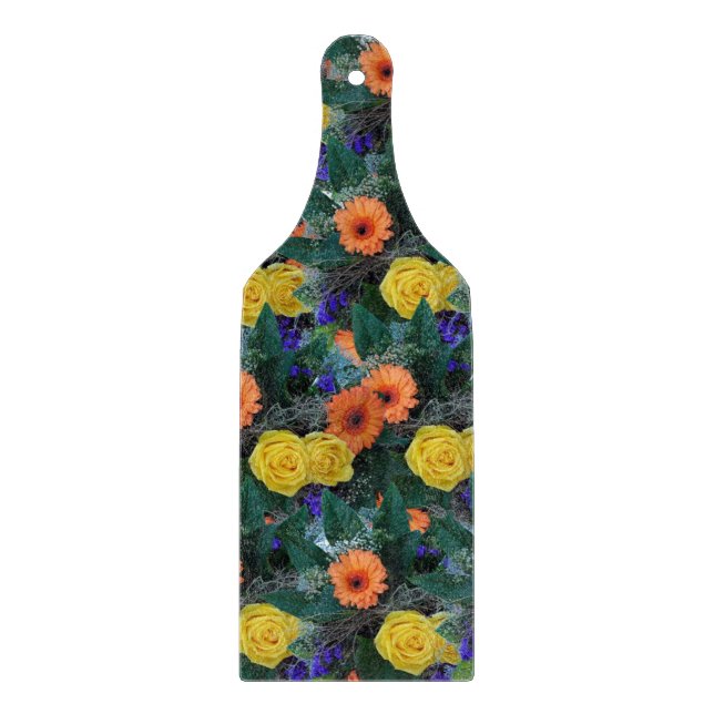 Planche à découper en verre Floral (Devant)