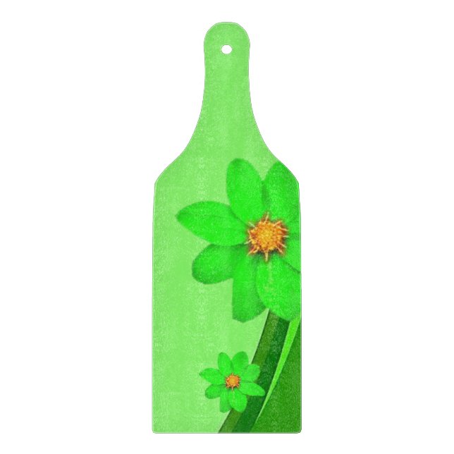 Planche à découper en verre Floral (Devant)